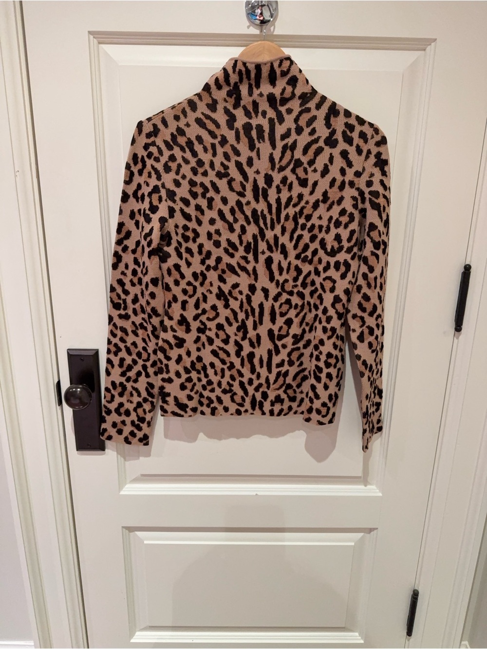 LONGCHAMP Leopard print sweater US XL